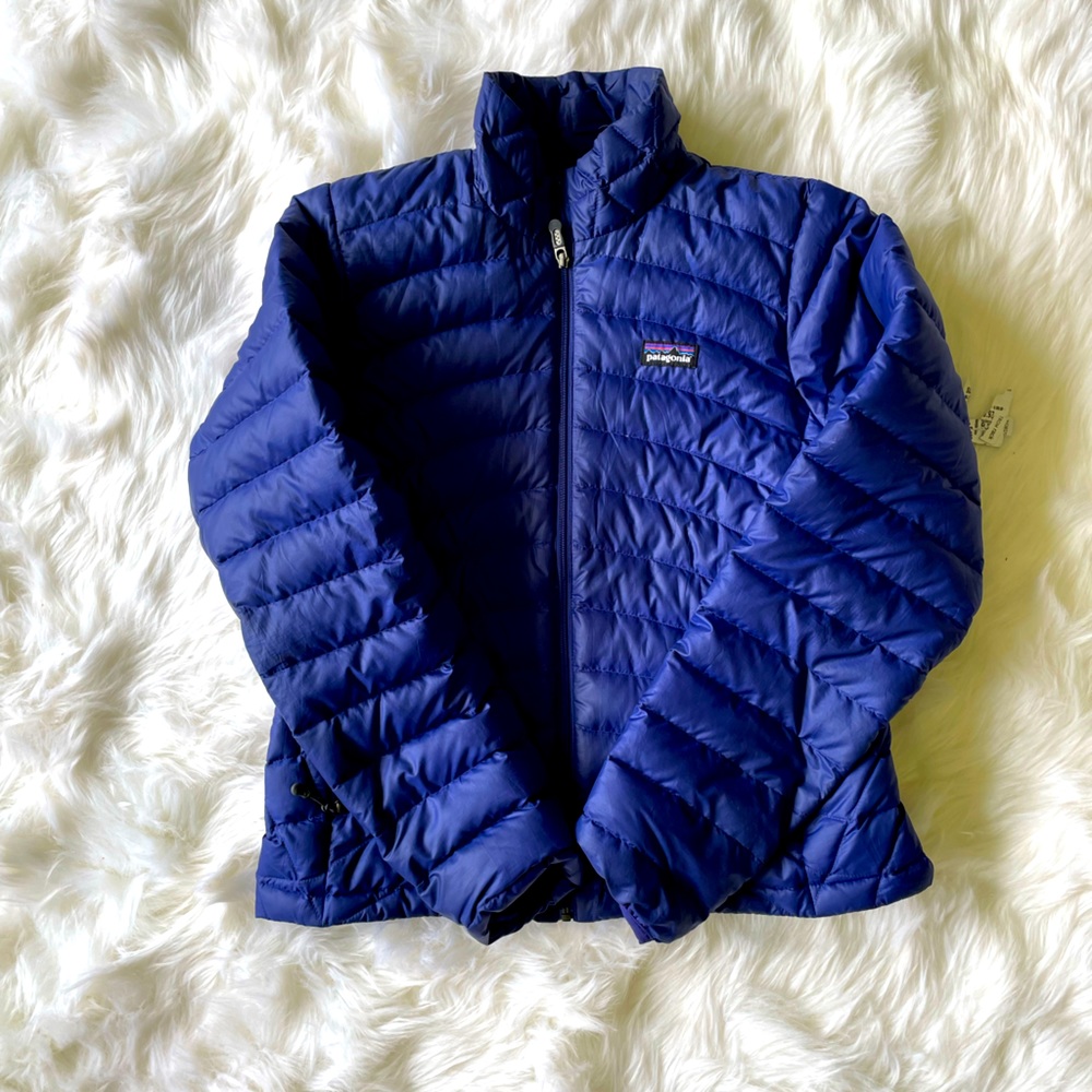 Womens blue Patagonia puffer size small
